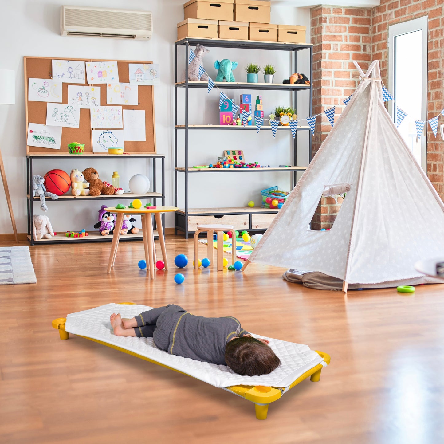 COTMAT Padded Cot Cover & Nap Mat for Daycare Cots for toddler kids babies children kindergarten cots preschool cots